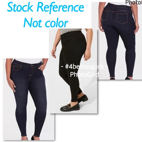 Torrid Bombshell Super Skinny High Rise Stretch Jeans 18S 18 Short - Picture 13 of 16